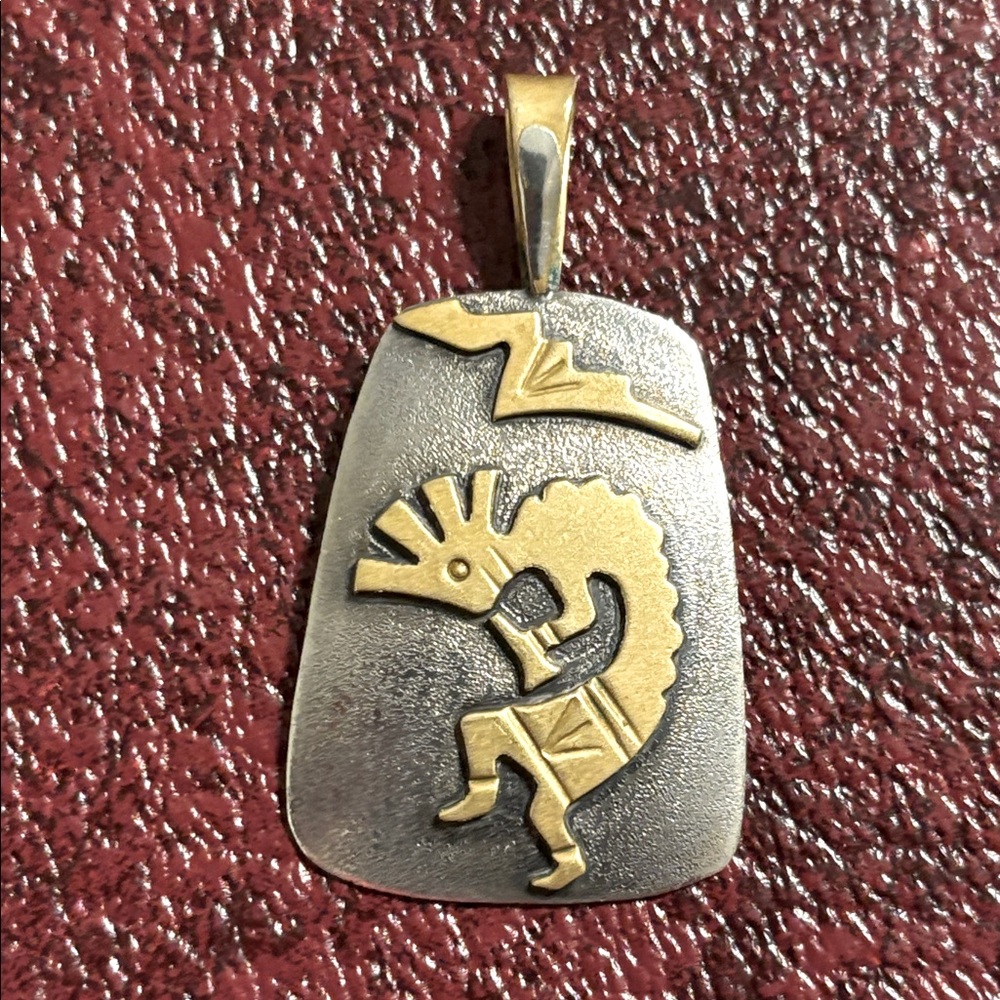 Vintage Kokopelli Sterling Pendant - Picture 5 of 5